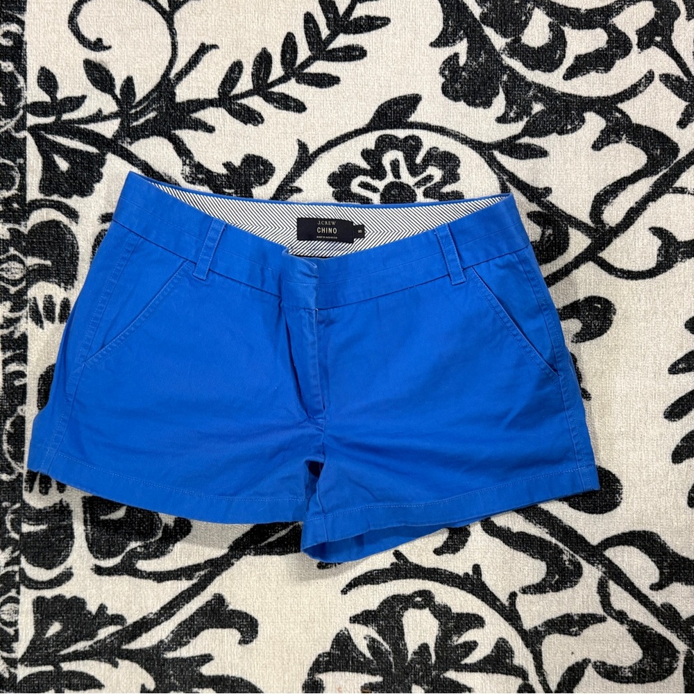 J. Crew Bright Blue Women's Cargo Shorts